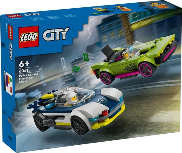 LEGO City 60415 Police Car and Muscle Car Chase