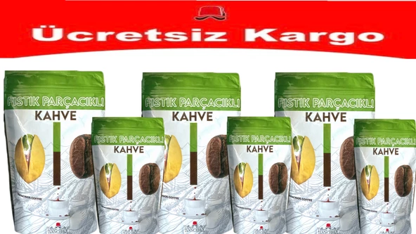 6' lı Fıstık Parçacıklı Kahve 150g