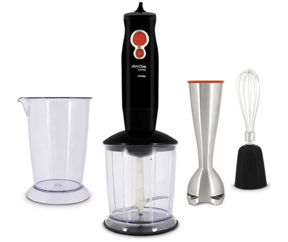 Awox Barmix 3 in 1 1000 W Mikser & Blender Seti