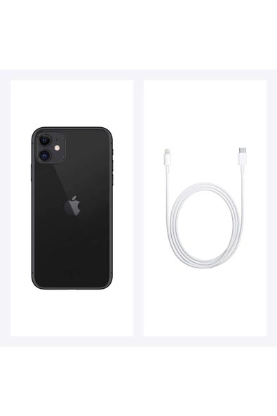 iPhone 11 128 GB Siyah Cep Telefonu Aksesuarsız Kutu (Apple Türkiye Garantili) - 4