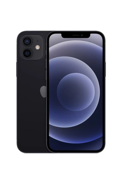 iPhone 12 128 GB Siyah Cep Telefonu Aksesuarsız Kutu (Apple Türkiye Garantili)