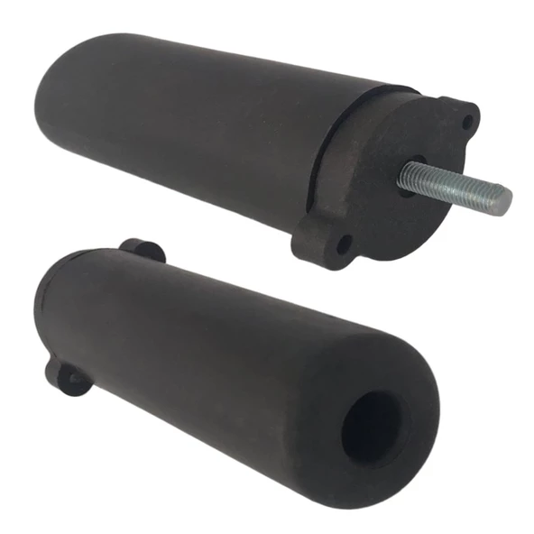 2 Adet Ayarlı Destek Ayağı 9.5 x 14.5cm Siyah Gizli Ayak M8 Civatalı İncediş Mobilya Kanepe Baza Koltuk - 5