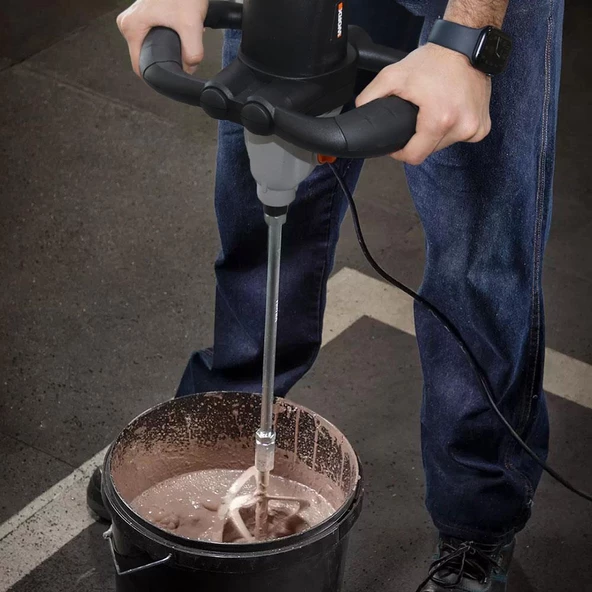 Worx Wx598 1600Watt 160Mm Profesyonel 2 Vitesli Devir Ayarlı Karıştırıcı - 6