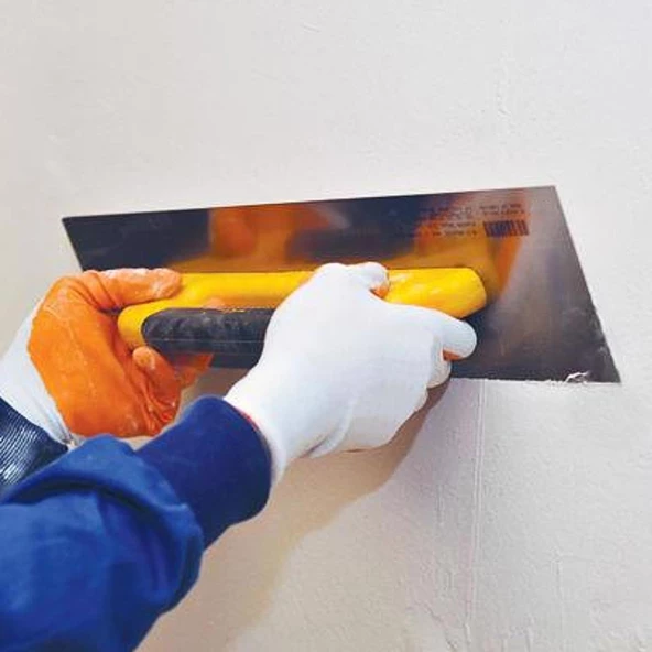 Metal Plastik Sap Sağlam Düz Alçı Mala 50 cm Harç Derz Sıva Yüzey Düzleştirme Fugas Malası Saten - 5