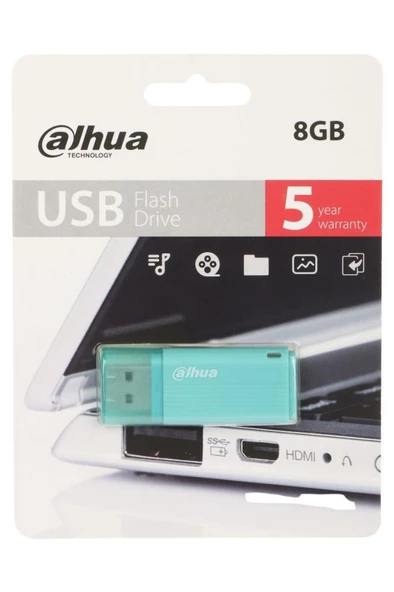 Dahua 8gb Kapaklı Usb Flash Bellek U126 Yeşil - 6