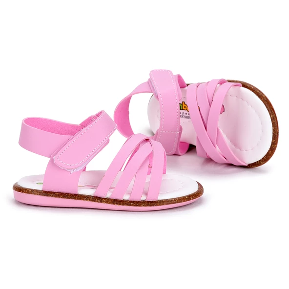 Kiko Kids Günlük Kız Çocuk İlk Adım Sandalet 2722-27 Pembe