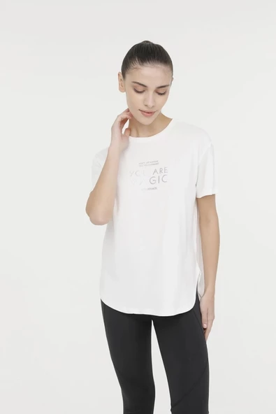 Lumberjack Wl LARINA 4Fx Ekru Kadın Tişört 101546223 11CK2230