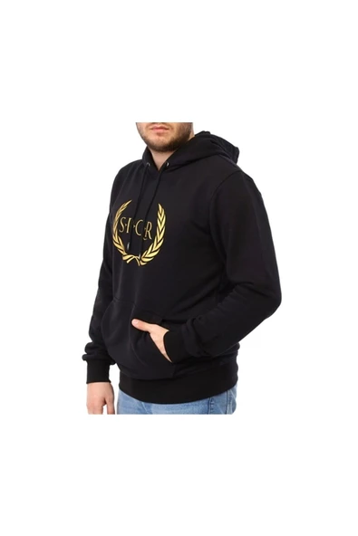 Raru TILYA - Erkek Siyah Spor Sweatshirt - SQKS101-005 - 2