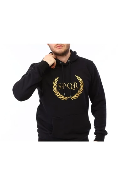 Raru TILYA - Erkek Siyah Spor Sweatshirt - SQKS101-005 - 3