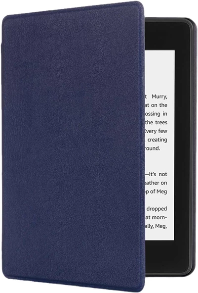 Amazon Kindle Paperwhite 4 - 10. Nesil  2018 Kitap Okuyucu Kılıfı Lacivert - 3