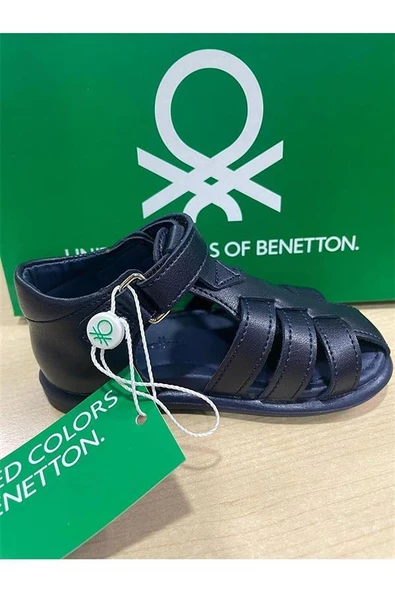 United Colors Of Benetton Kız Çocuk Sandalet Siyah BN-1368