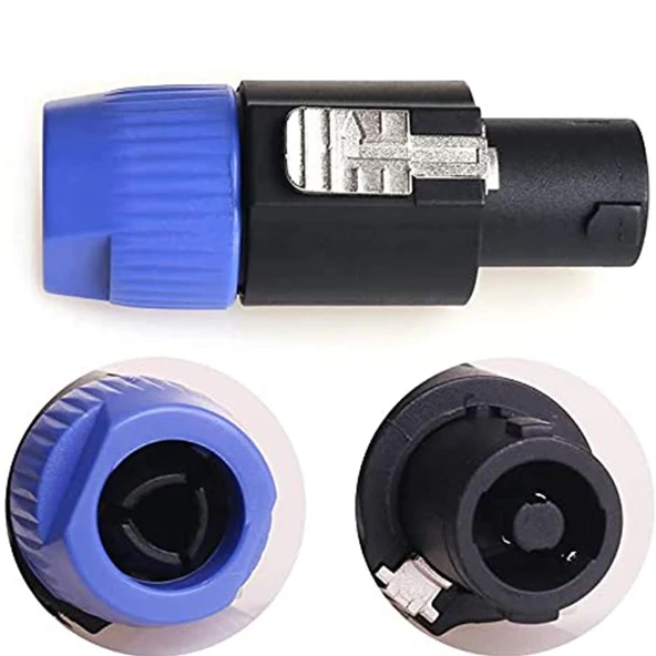 Spekon Erkek Fiş - 4 Pin Jak Konnektör - 10 ADET - Resim 4