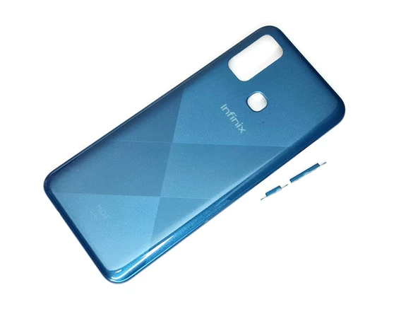 Tkgz Infinix HOT 9 PLAY KASA Arka Pil Batarya Kapağı MAVİ