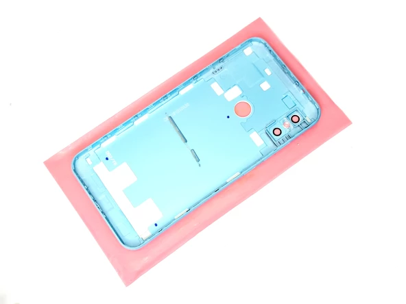 Xiaomi Mi A2 LİTE Kasa Arka Pil Batarya Kapağı (Yan Tuşlar) MAVİ - Resim 2