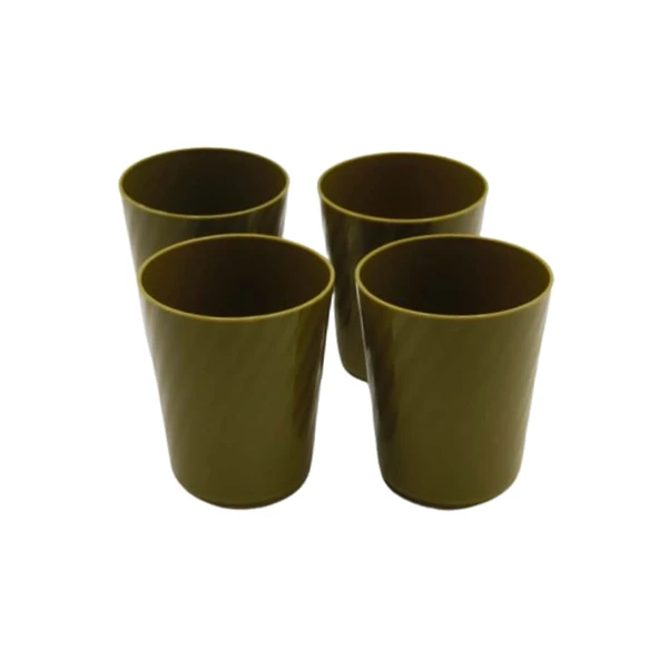 Piev Çok Amaçlı Piknik Kamp Seyahat Bardak 4 Lü Yeşil - 3