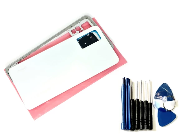 Xiaomi Redmi NOTE 11 PRO KASA FULL ORJ Arka Pil Batarya Kapağı (TAMİR SETİ) BEYAZ