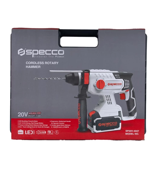 Specco Prof. Akülü Kırıcı Delici 20V 2J - SP20V-4047 - 7