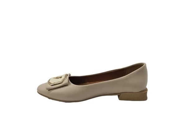 Merry Pace 2343016Z Yumuşak Pedli Kısa Topuk Toka Detaylı Günlük Kadın Babet Ayakkabı - 2