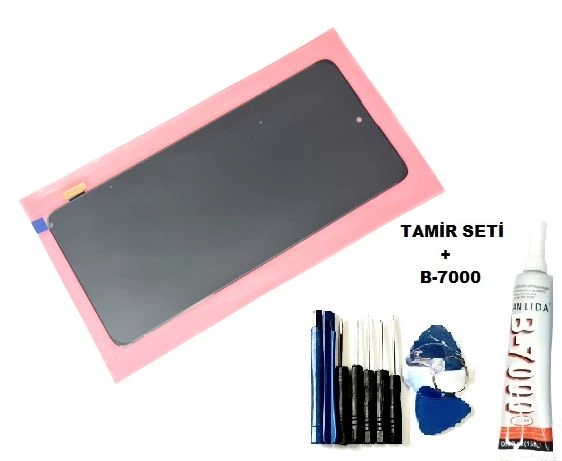 Samsung Galaxy M31S Lcd Ekran Dokunmatik ORJİNAL (B-7000+Tamir Seti)