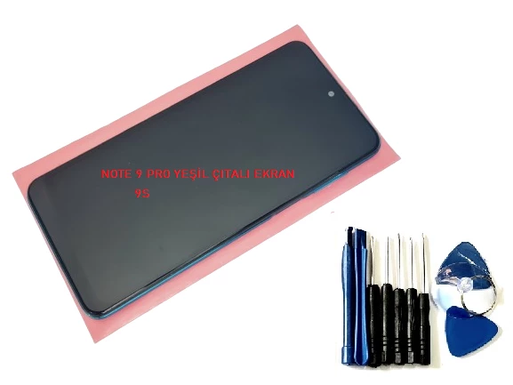 Xiaomi Redmi NOTE 9 PRO Lcd Ekran Dokunmatik Orijinal (Full ÇITALI YEŞİL)Tamir Seti