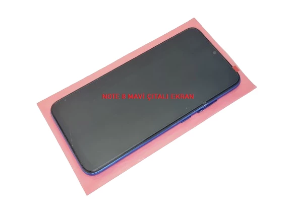 Xiaomi Redmi NOTE 8 Lcd Ekran Dokunmatik Orijinal (Full ÇITALI MAVİ)