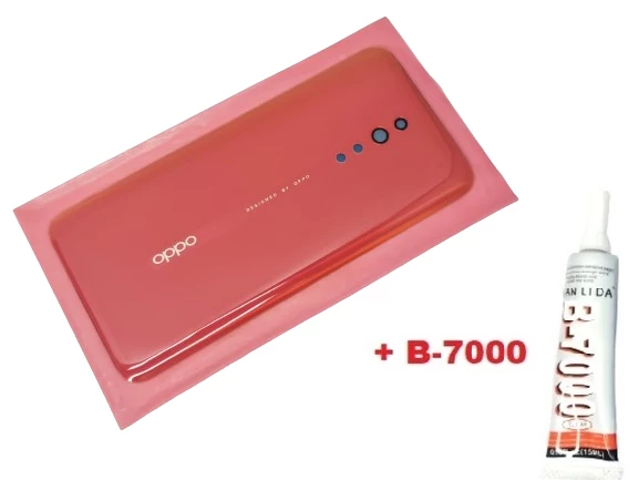 Oppo Reno Z Arka Pil Batarya Kapağı (CAM)  B-7000 KIRMIZI
