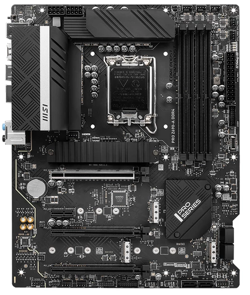 MSI PRO Z690-P DDR4 SOKET 1700 DDR4 5200 (OC) PCI-E,Gen 5,M.2 USB3.2 2.5G LAN ATX Anakart - 2
