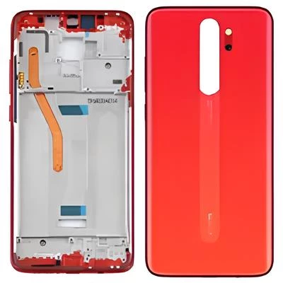 Xiaomi Redmi NOTE 8 PRO FULL Kasa Arka Kapak Takım KIRMIZI