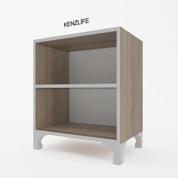 Kenzlife kitaplık tuğçe 048*040*020 crd ayaklı mutfak dolabı banyo ofis ayakkabılık kiler - Resim 6