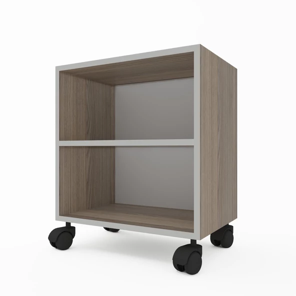 Kenzlife kitaplık beril 048*040*020 crd tekerlekli mutfak dolabı banyo ofis ayakkabılık kiler - Resim 4