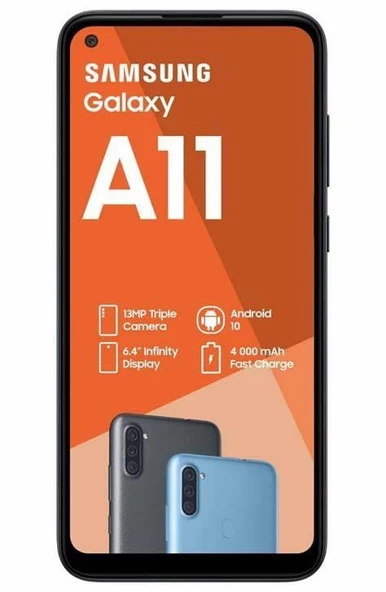 Yenilenmiş Samsung Galaxy A11 32 GB Siyah Cep Telefonu (12 Ay Garantili) - A Grade - 2