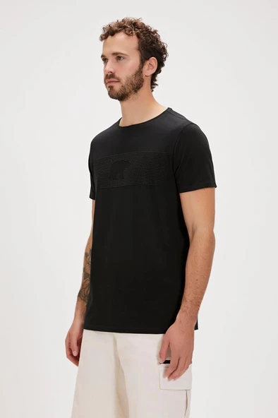 Bad Bear FANCY T-SHIRT MIDNIGHT Erkek Tişört Siyah S-XXL - 3