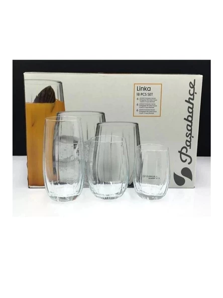 Paşabahçe 96820 Linka Bardak Seti 18 Parça - Resim 2