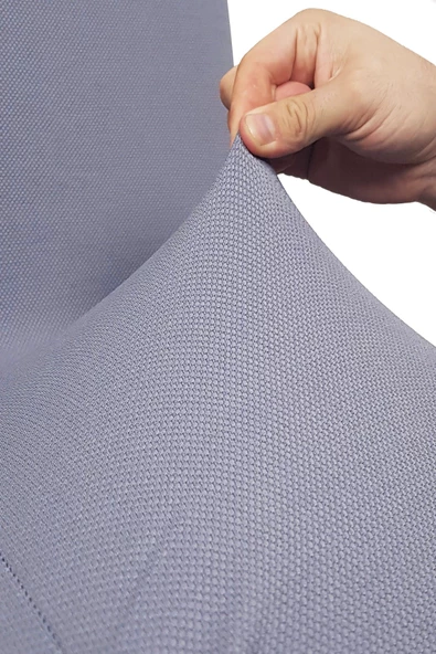 Spandex Mikro Petek Kumaş Likralı Lastikli Tüylenmez 6'lı Sandalye Kılıfı Kaliteli Sandalye Örtüsü - 3