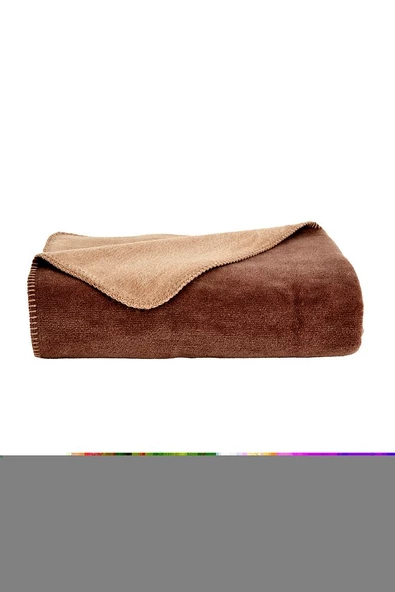 Saye Çift Kişilik Double Pamuk Battaniye Vizon-Bej - 7