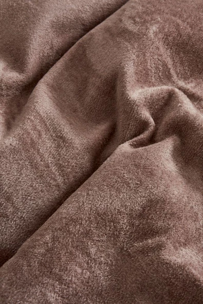 Saye Çift Kişilik Double Pamuk Battaniye Vizon-Bej - 2