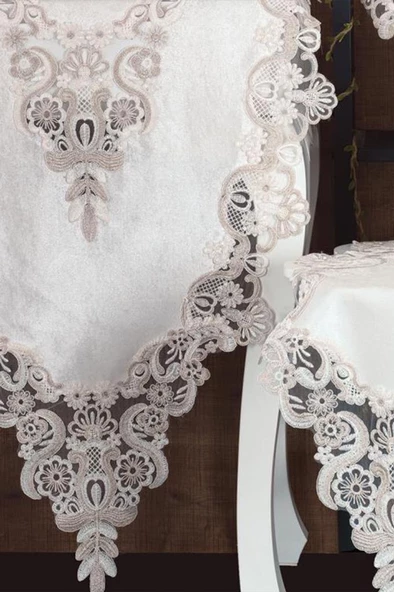 Neslihan Kadife Salon Takımı 5 Parça - 8
