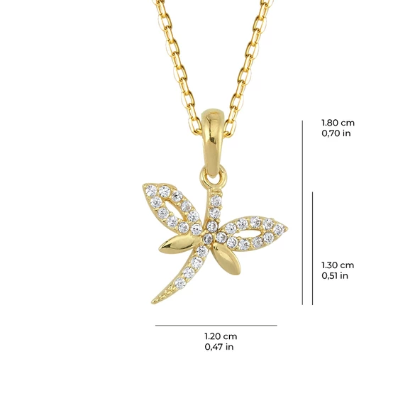 14 Ayar Yusufçuk Altın Kolye 1,84 gr - Resim 2