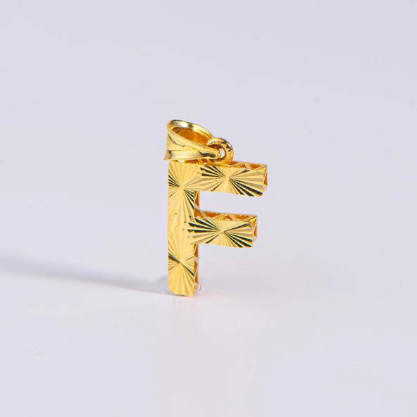 14 Ayar Altın F Harfi Kolye Ucu 0.56 gr ürün görseli 1