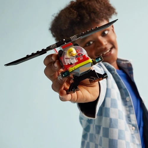 LEGO City 60411 İtfaiye Kurtarma Helikopteri (85 Parça) - 4