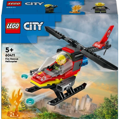 LEGO City 60411 İtfaiye Kurtarma Helikopteri (85 Parça) - 10
