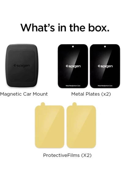 Spigen Kuel H12 Tüm Cihazlara Uyumlu Manyetik Premium Araç Tutucu (Universal) A201 - 000CD20115 - Resim 7