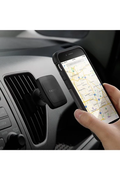 Spigen Kuel H12 Tüm Cihazlara Uyumlu Manyetik Premium Araç Tutucu (Universal) A201 - 000CD20115 - Resim 6