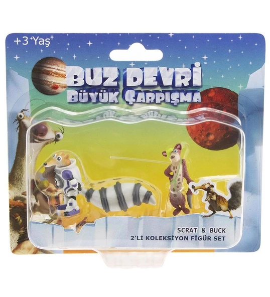 Ice Age - Buz Devri 5 Büyük Çarpışma Scrat Buck Figür Set