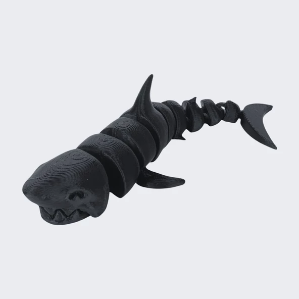 3D Hareketli Köpek Balığı Figürlü Oyuncak - Siyah ürün görseli 1