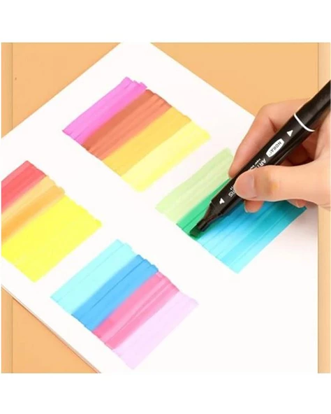 Nora Artists Çift Uçlu Marker Kalem 30 Renk - 3