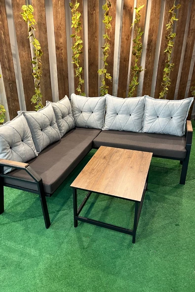 UFUK HOME Damla Köşe Takımı, Bahçe Takımı, Bahçe Mobilyası, Balkon Köşe Takımı, Balkon Bahçe Mobilyaları - 2