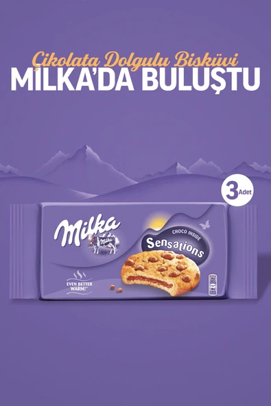 Milka Sütlü Çikolata Kaplamalı Kakaolu Kek 150 gr - 3 Adet