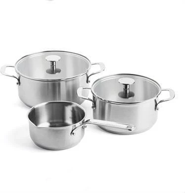 KitchenAid Çelik 20 + 24 cm Tencere &Amp; 16 cm Sosluk Seti