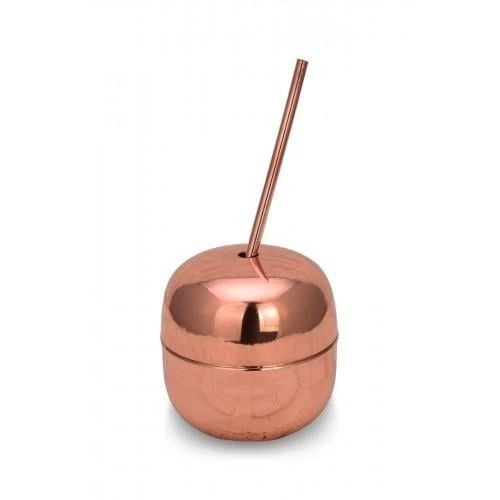 Turna Bakır Apple Cocktaıl Pipetli Düz 250 Ml Kırmızı Turna0485-1 - 1